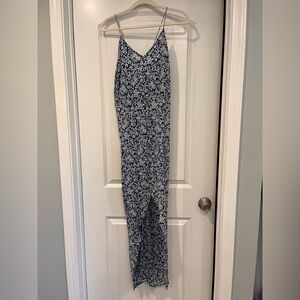 ACACIA Swimwear blue batik maxi dress